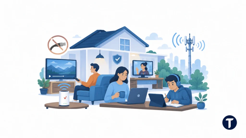 Verizon Home Internet use cases for streaming, gaming, and remote work
