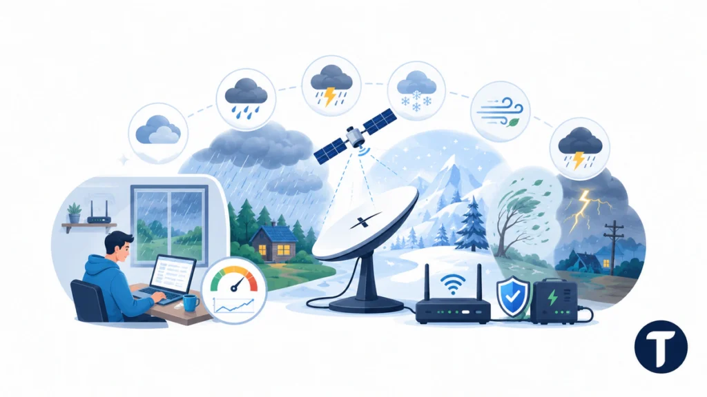 Starlink in Bad Weather - Real-World Weather Evidence