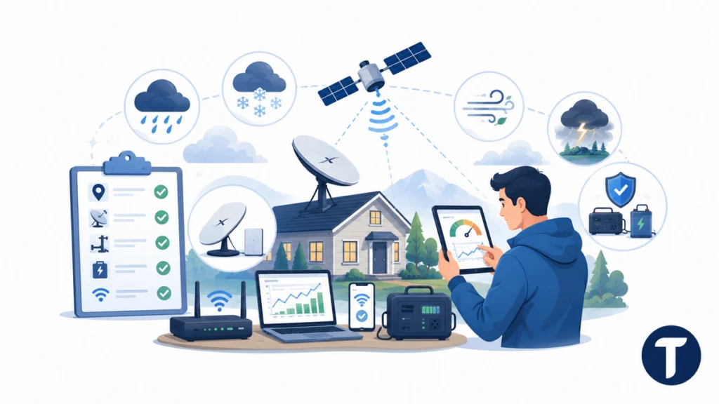 Specific Weather Checks Before You Recommend Starlink