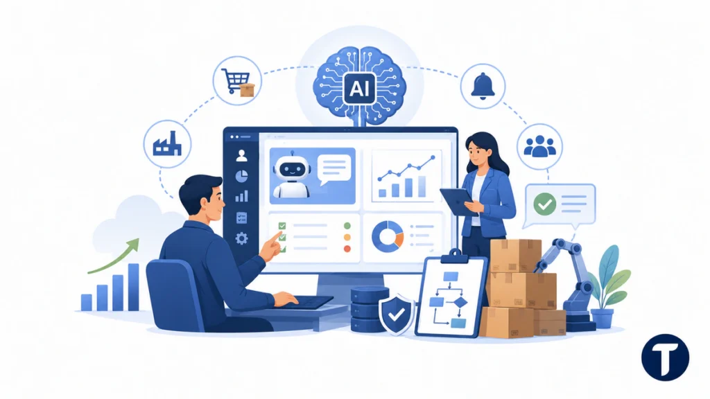 How AI Changes ERP Workflows