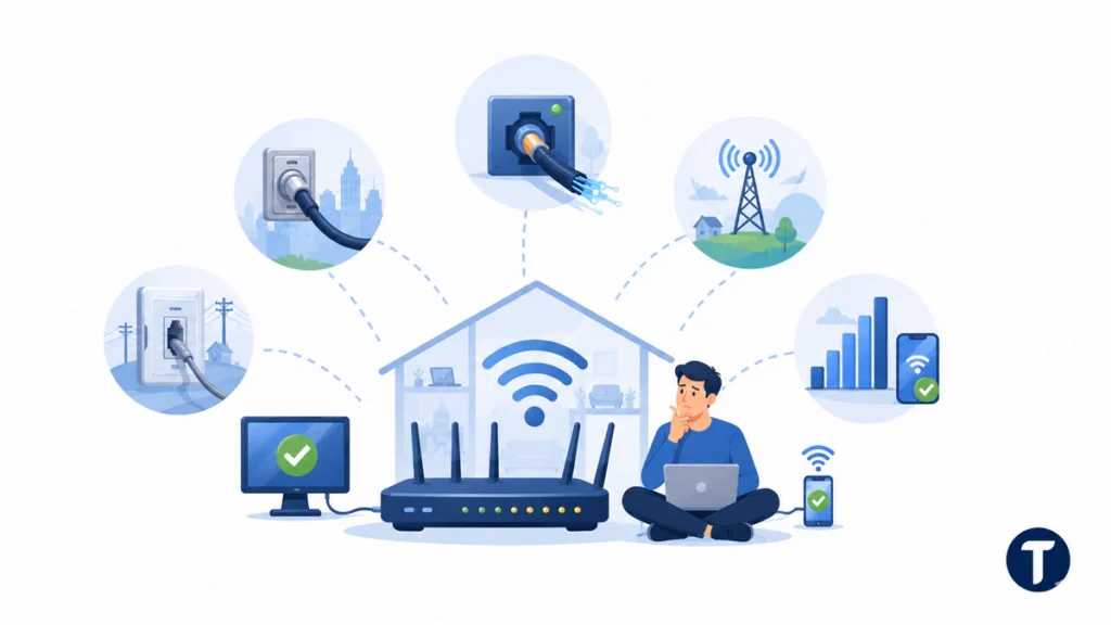 Cable, Fiber, DSL, and Fixed Wireless
