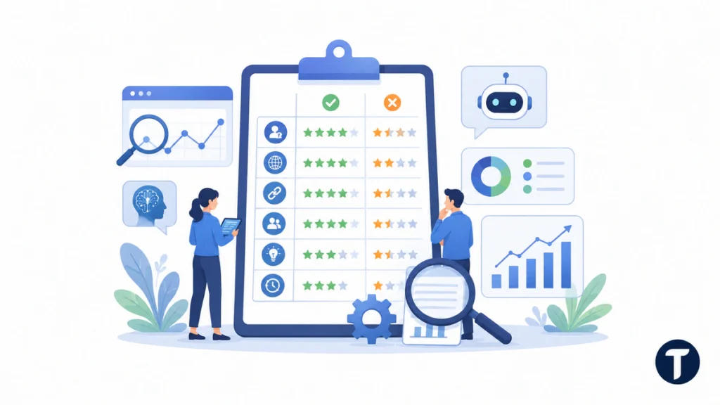 Original Evaluation Matrix for AI Visibility Tools