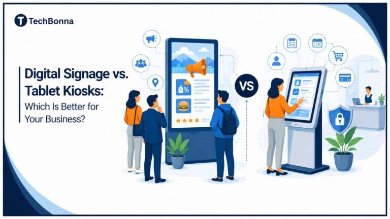Digital Signage vs. Tablet Kiosks