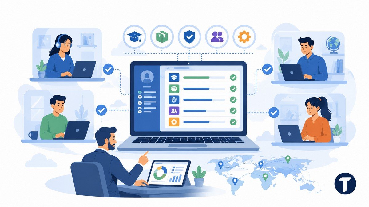 How Online Training Software Supports Remote Hybrid Teams