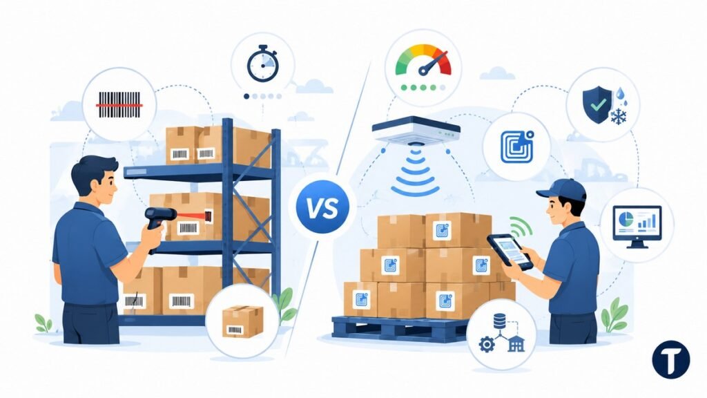 RFID Versus Barcode Tracking
