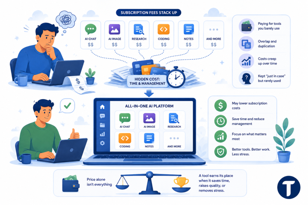 The Cost Of Multiple AI Subscriptions And The Hidden Cost