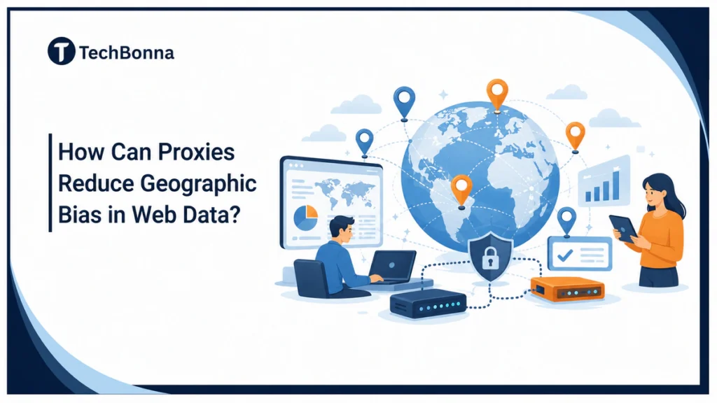 How Can Proxies Reduce Geographic Bias in Web Data
