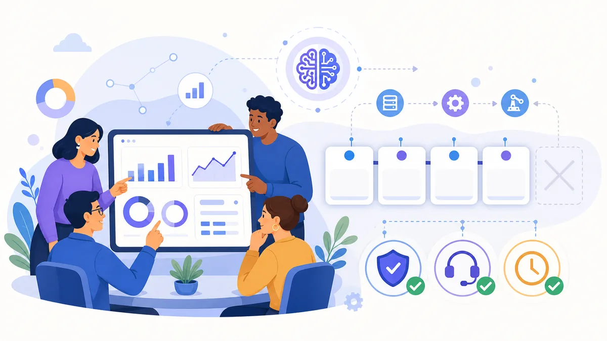 AI-driven reduced workweek pilot metrics dashboard
